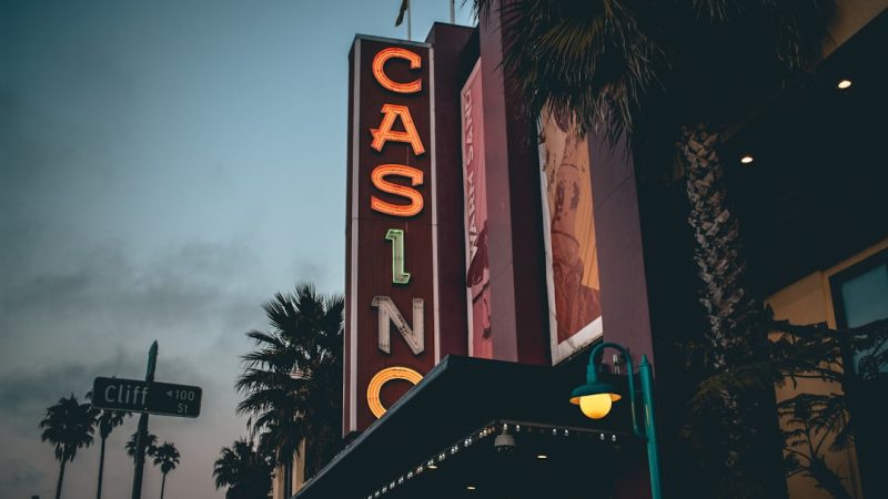 Casino marquee signage